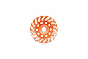 125mm (5") Segmented Coarse 30# Cup Wheel, Medium Bond, 22.23mm Centre
