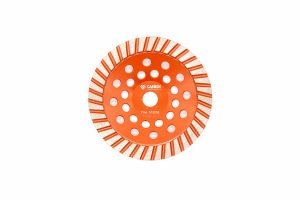 180mm (7") Fine 120# Turbo Cup Wheel, Medium Bond, 22.23mm Centre