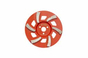 180mm (7") (S-Type) 6 Segment, Coarse 30# Cup Wheel, Medium Bond, 22.23mm Centre