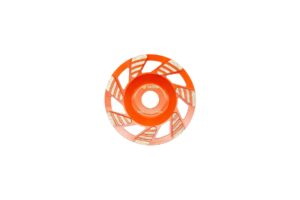 125mm (5") (H-Type) Medium 80# Cup Wheel, Medium Bond, 22.23mm Centre