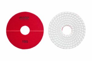 7" 100# Pro-Type White Polishing Pad Wet/Dry