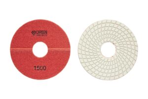 7" 1500# Pro-Type White Polishing Pad Wet/Dry