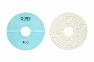 7" 400# Pro-Type White Polishing Pad Wet/Dry