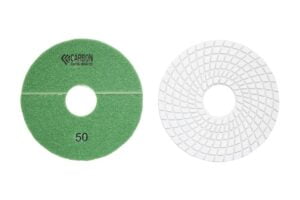7" 50# Pro-Type White Polishing Pad Wet/Dry