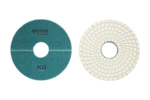 7" 800# Pro-Type White Polishing Pad Wet/Dry