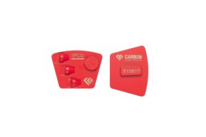20# (R-Type) PCD Grinding Shoe, 3 Segment - [Anti-clockwise direction]